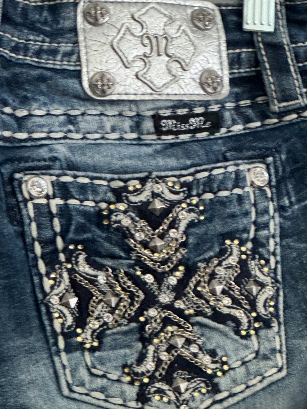 Miss me  Y@K signature crop jeans size 27
